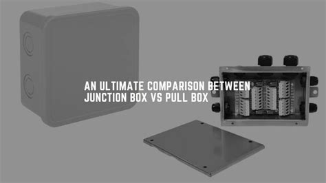 define junction box|junction box and utility difference.